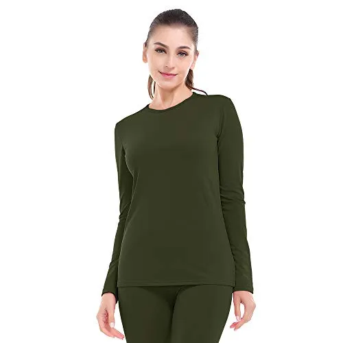 MANCYFIT Thermal Underwear for Women Long Johns Set Fleece Lined Ultra Soft