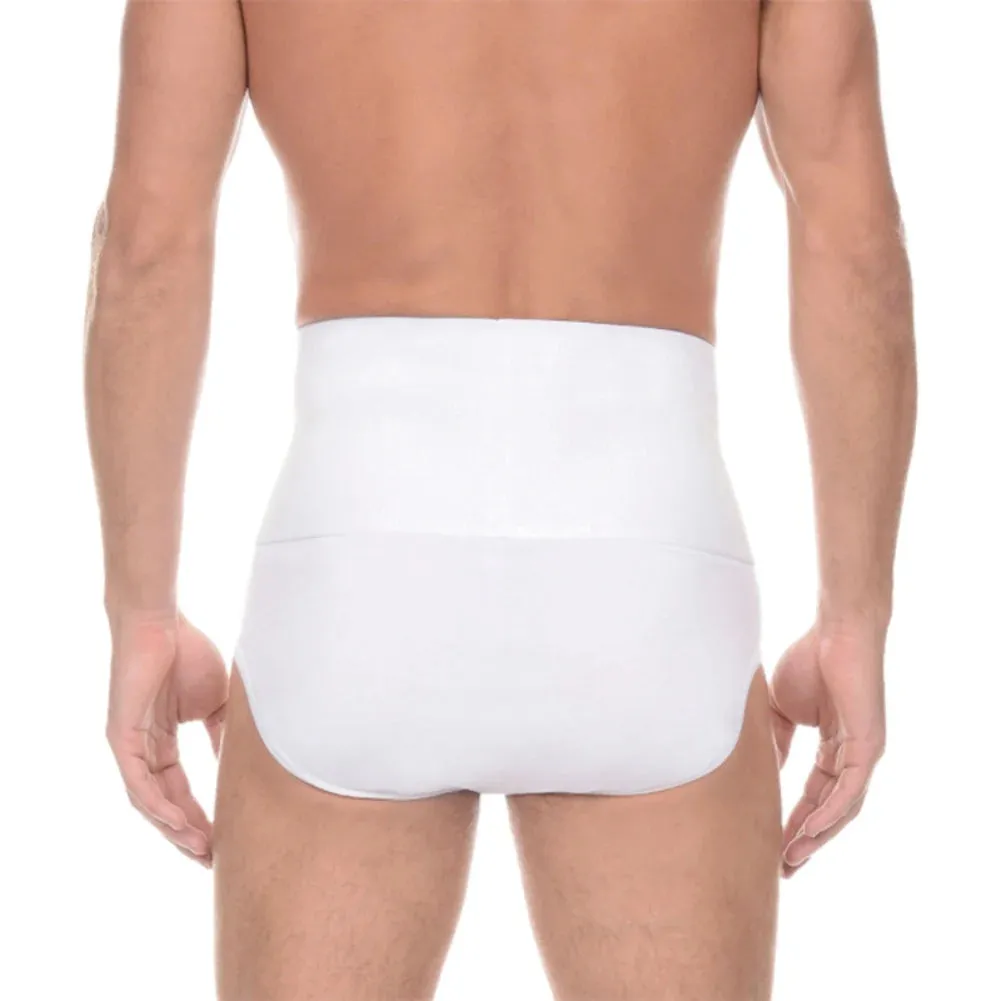 Men's High-Rise Tummy Control Cotton Briefs - Soft, Breathable, Stretchable