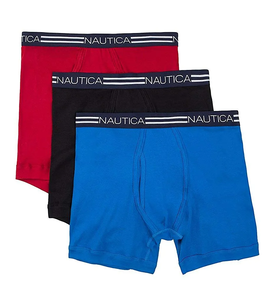 Nautica Men's 3-Pack Boxer Briefs