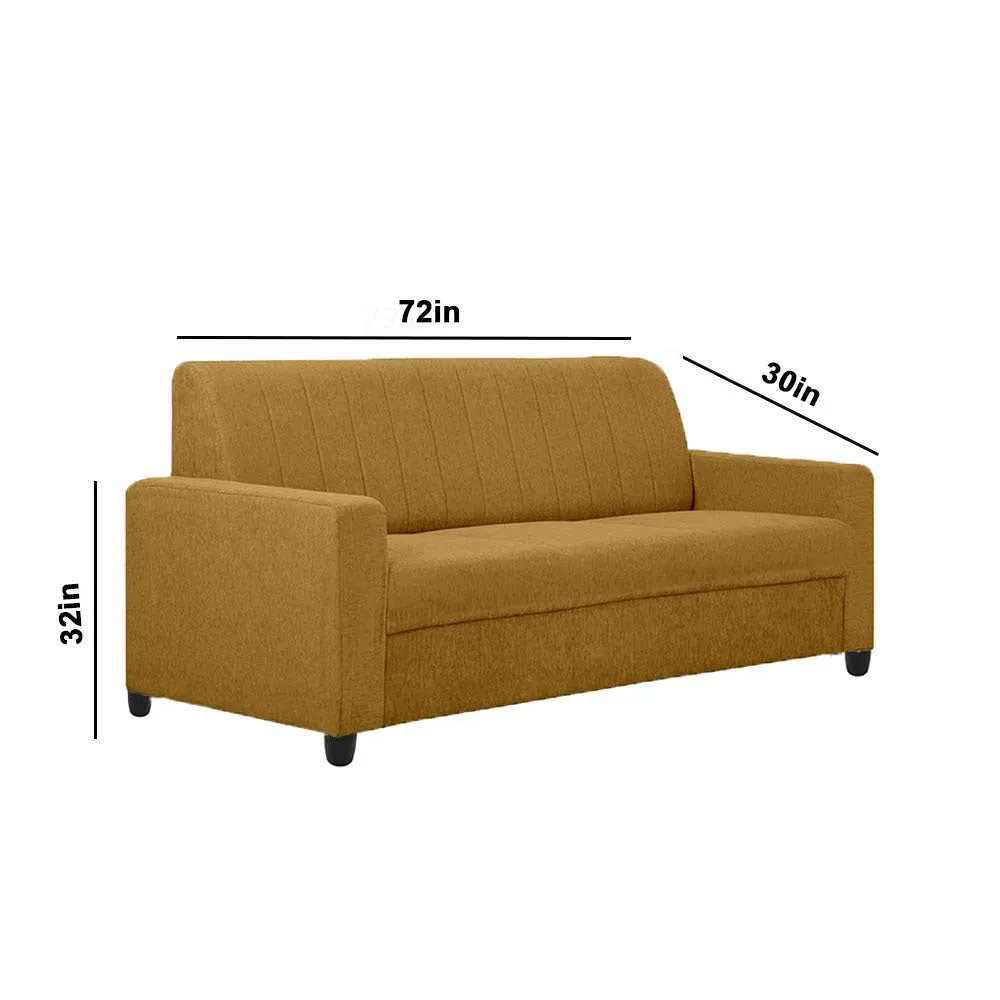 Nicole 3 Seater Fabric Sofa For Living Room