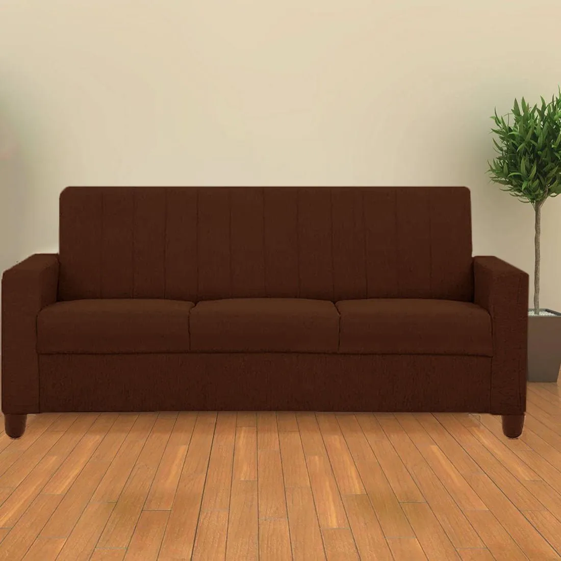 Nicole 3 Seater Fabric Sofa For Living Room