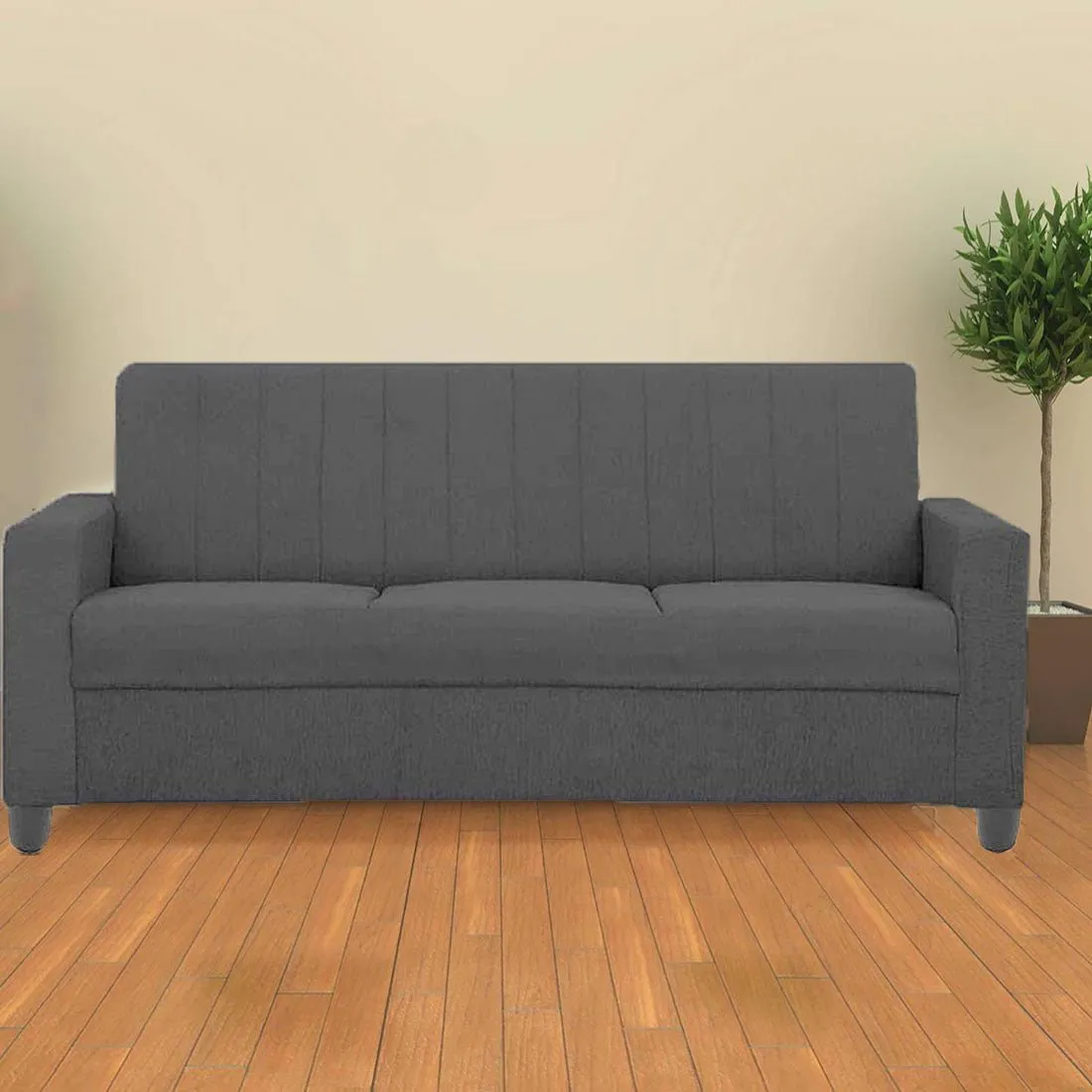 Nicole 3 Seater Fabric Sofa For Living Room