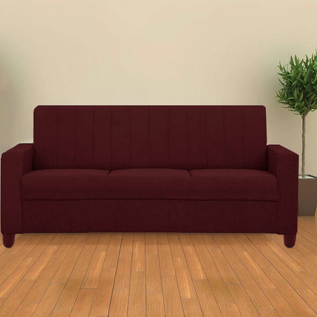 Nicole 3 Seater Fabric Sofa For Living Room