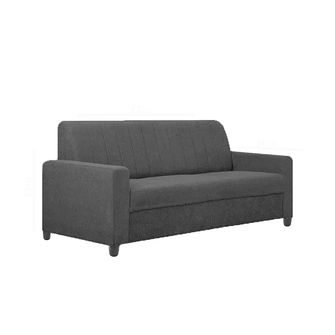 Nicole 3 Seater Fabric Sofa For Living Room