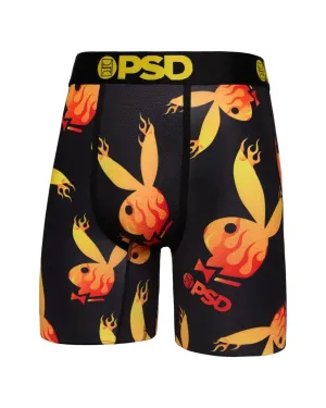 PSD Men's Playboy Flames Boxer Briefs