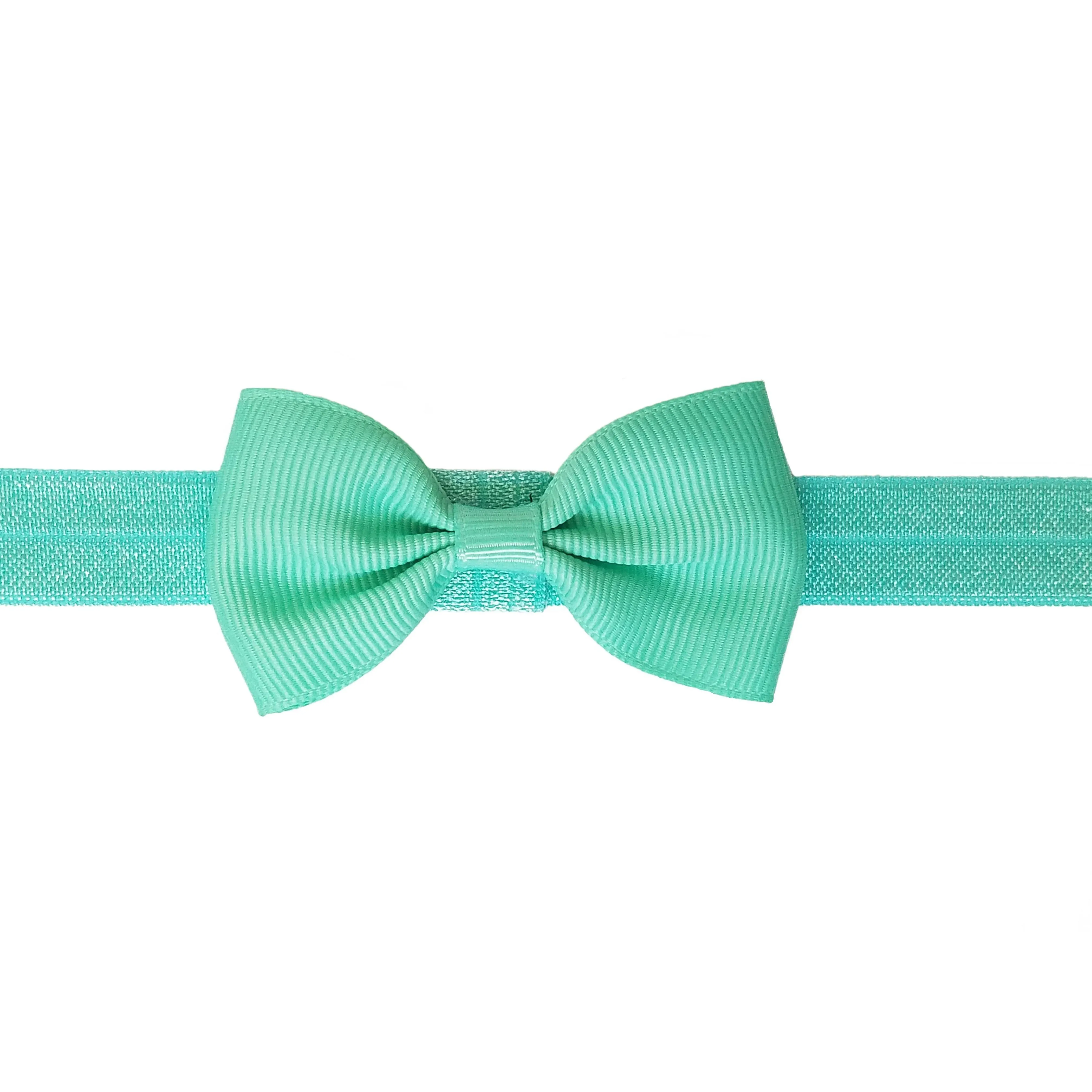 Silver 2.5" Grosgrain Hair bow Headband