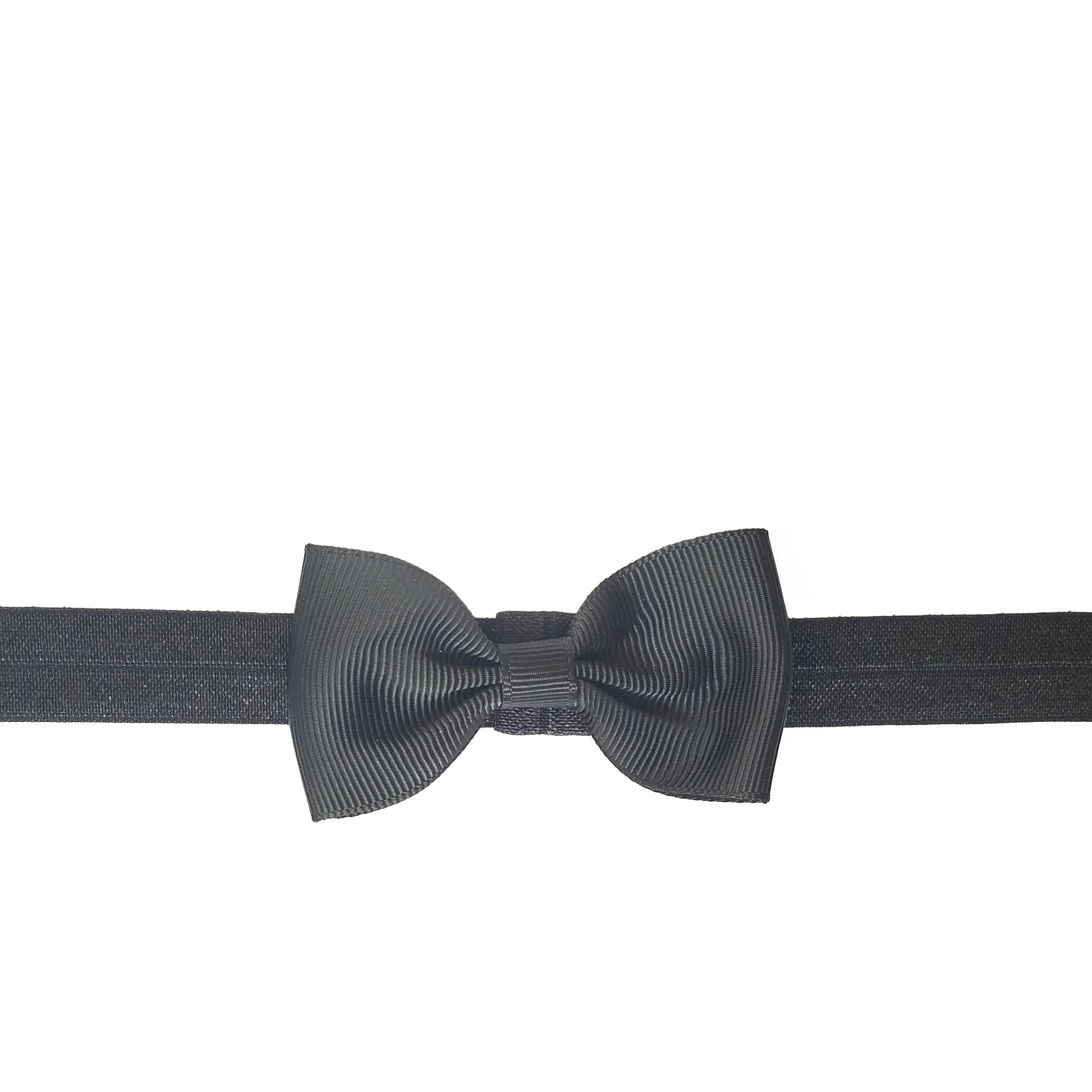Silver 2.5" Grosgrain Hair bow Headband