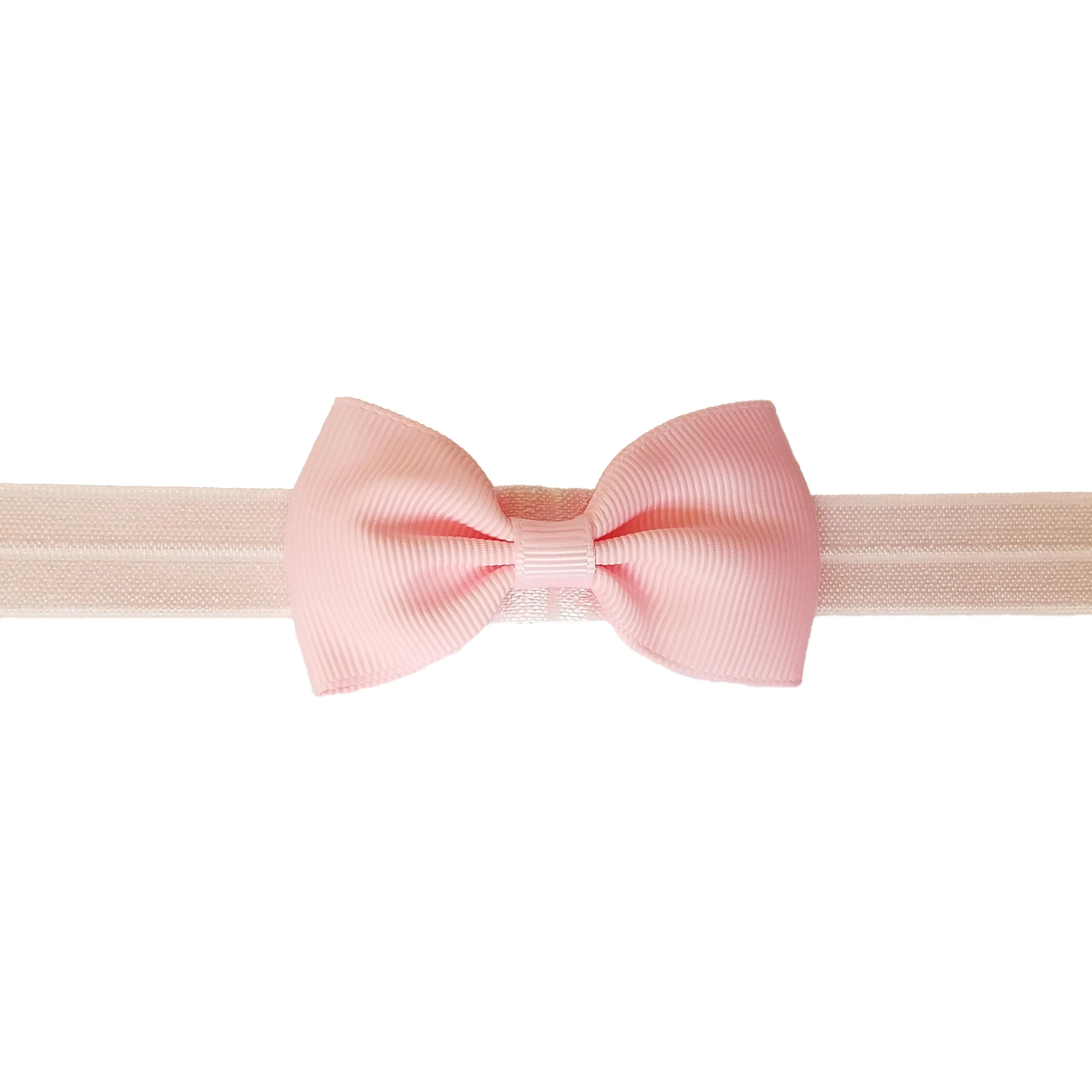 Silver 2.5" Grosgrain Hair bow Headband