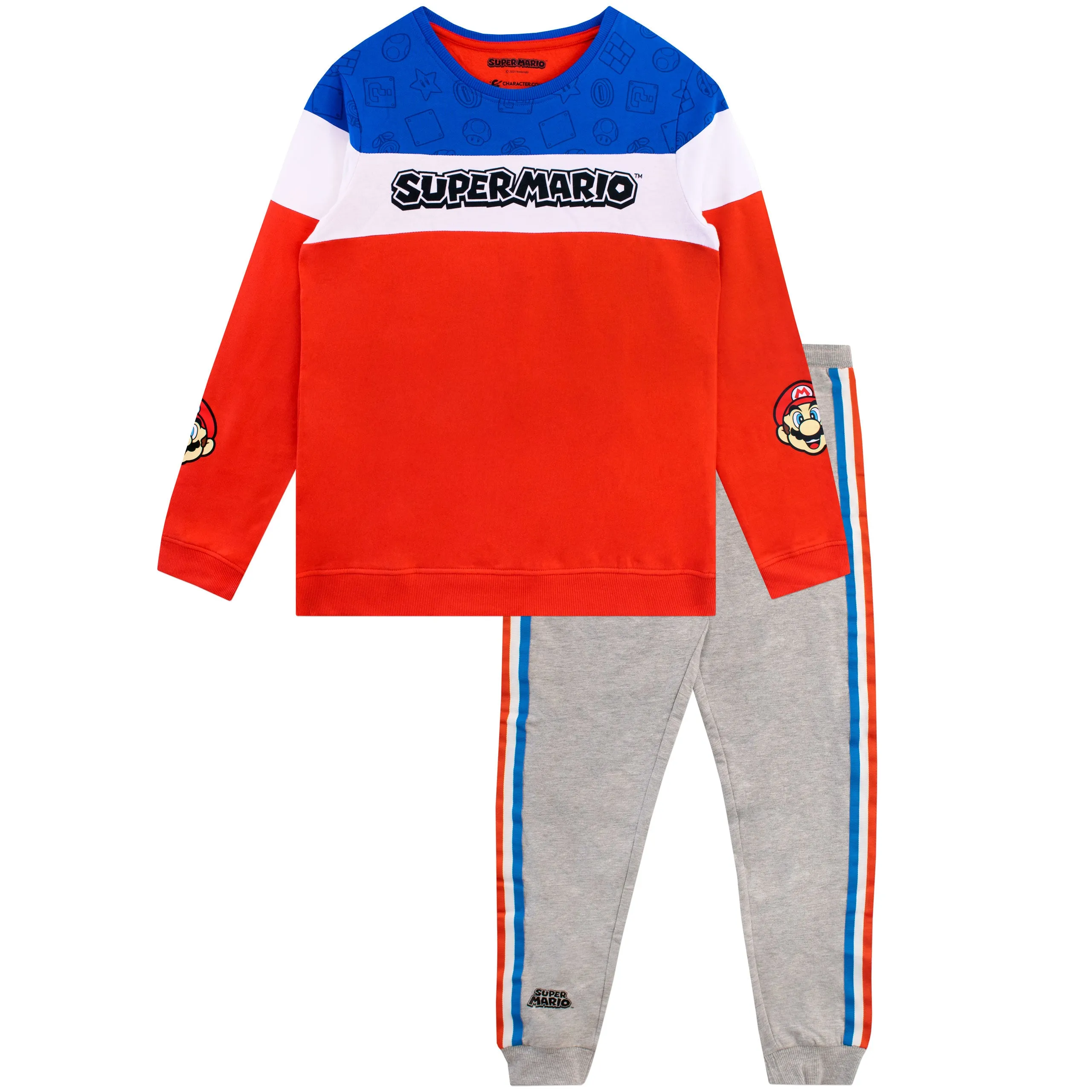 Super Mario Sweatshirt and Joggers Set
