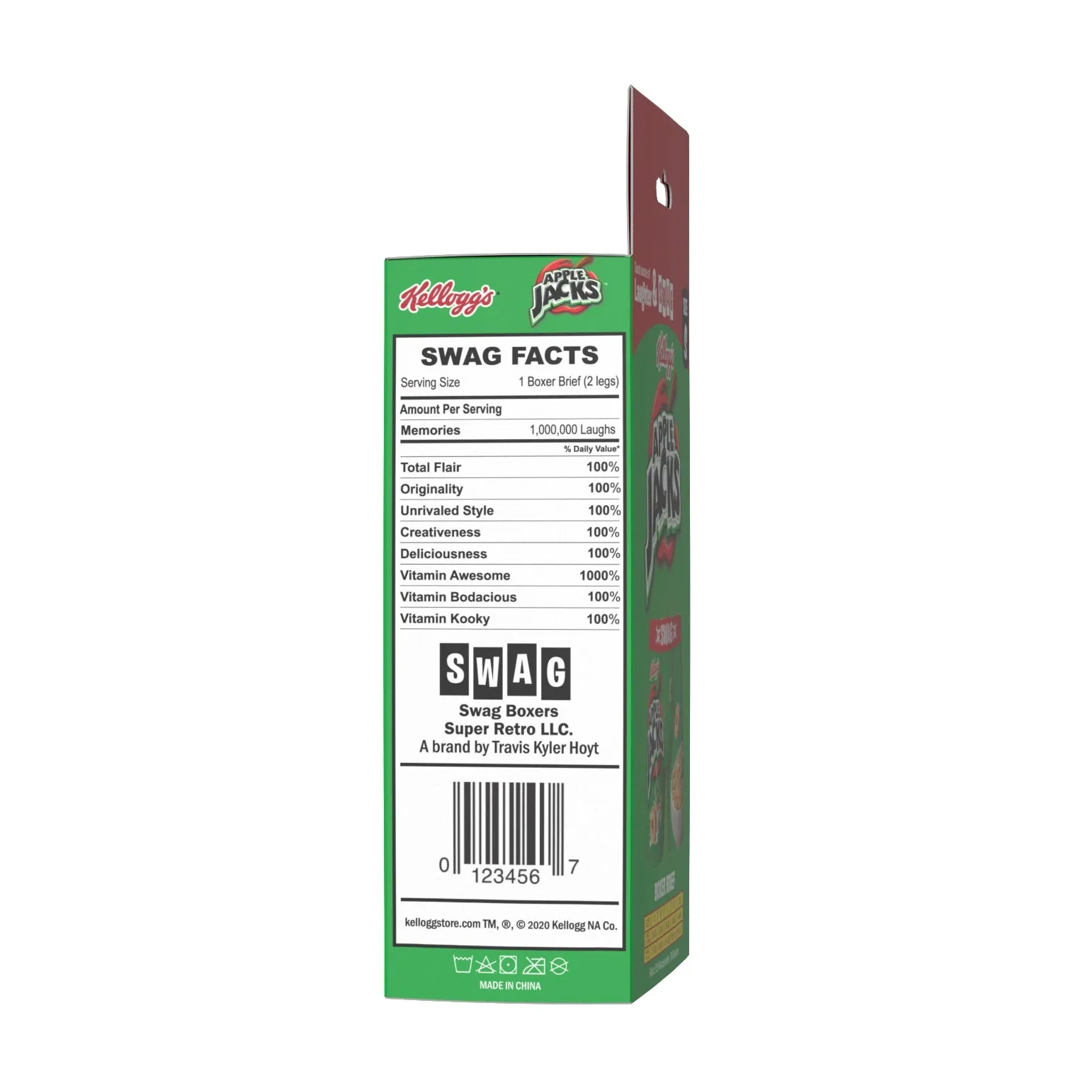 SWAG - Cereal Aisle BOXers: Apple Jacks