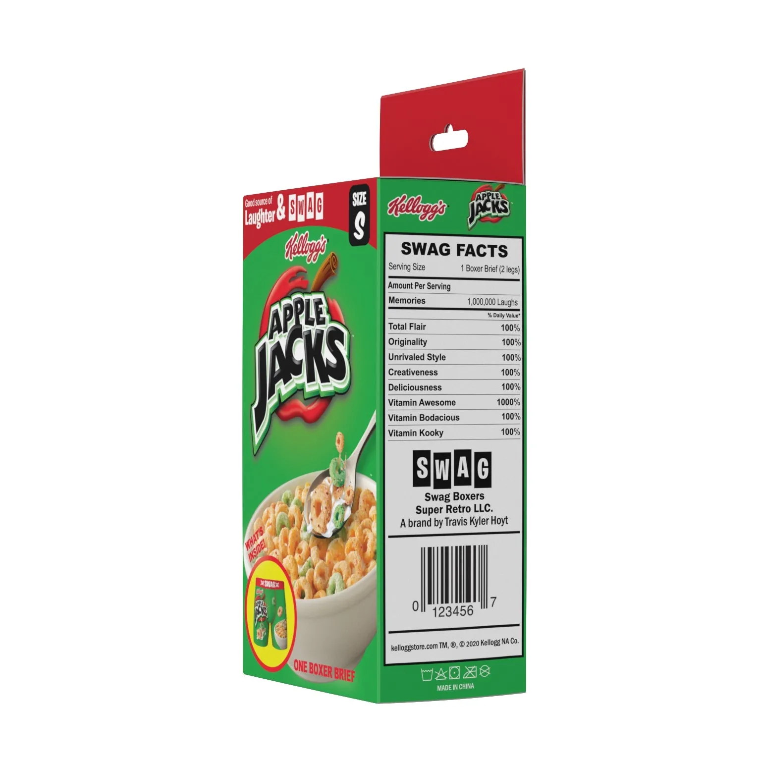 SWAG - Cereal Aisle BOXers: Apple Jacks