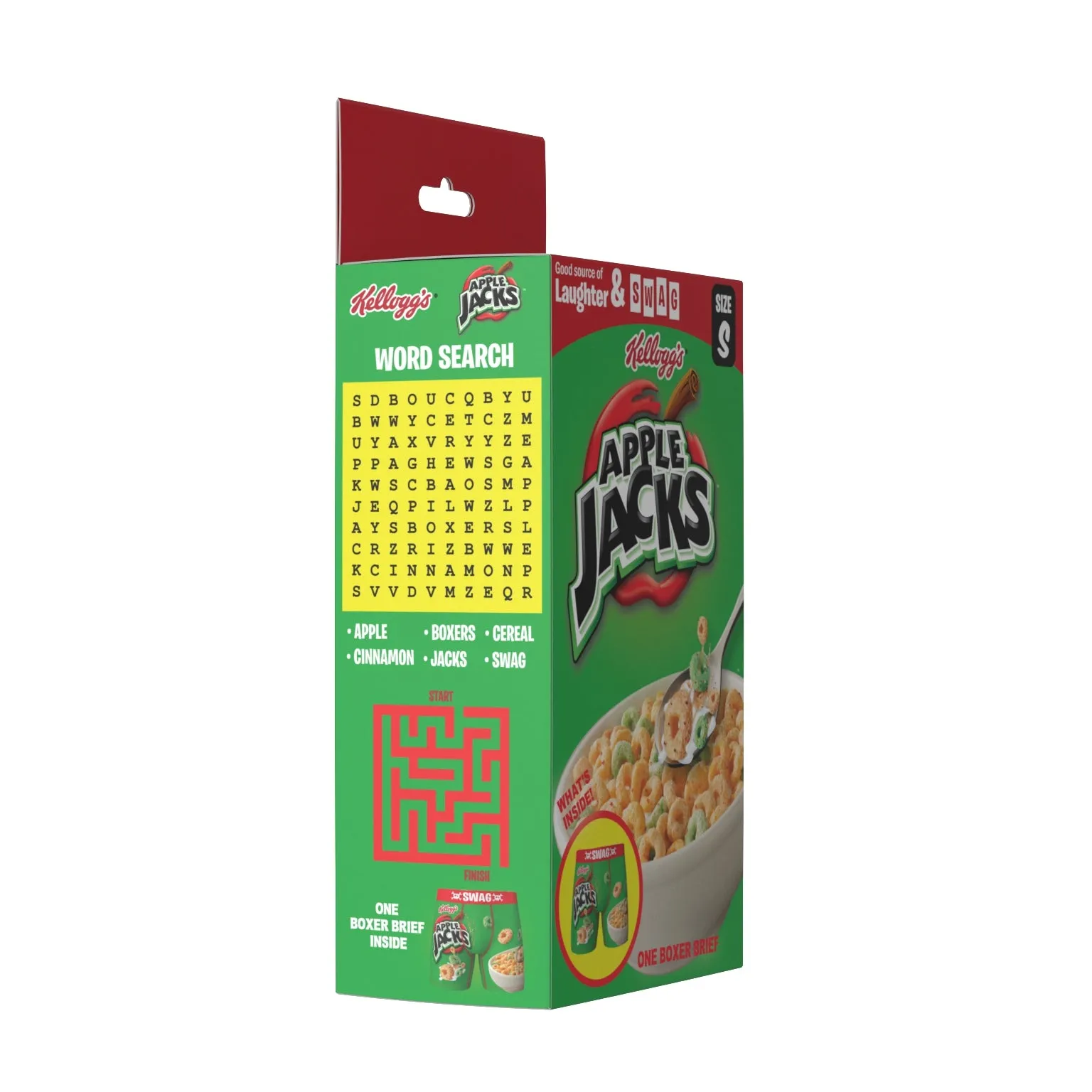 SWAG - Cereal Aisle BOXers: Apple Jacks