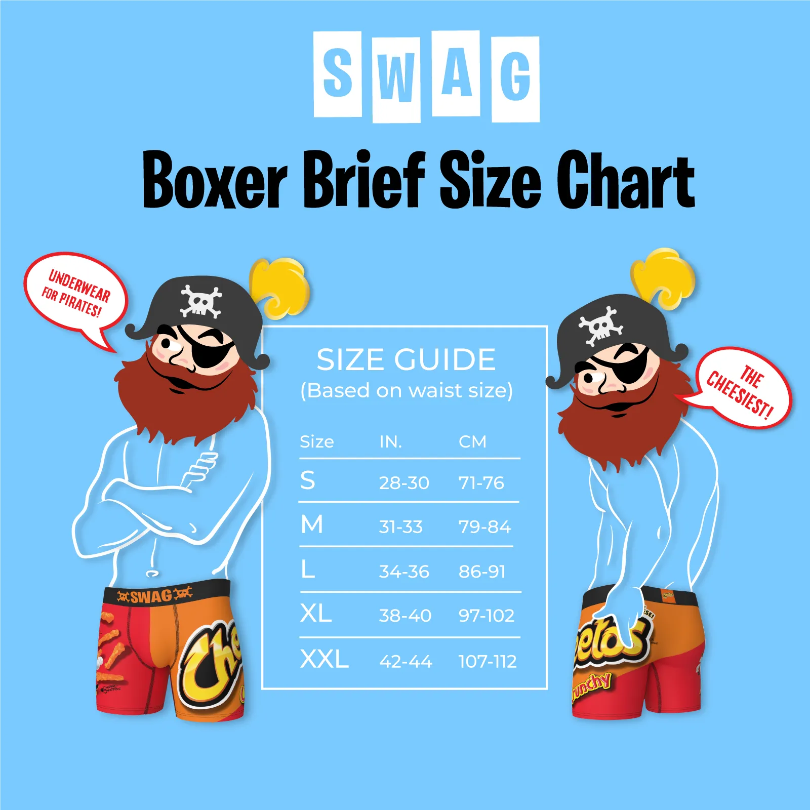 SWAG - Snack Aisle Boxers: Cheetos Crunchy