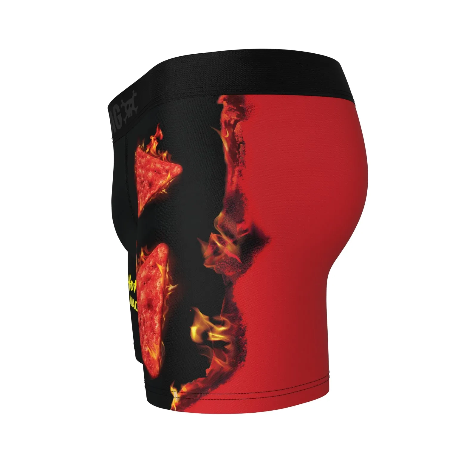 Sure, here is an optimized version of the product title:

SWAG Snack Aisle BOXers: Flaming Hot Nacho Doritos in a Convenient Bag - Spicy, Crunchy, Bold Flavor