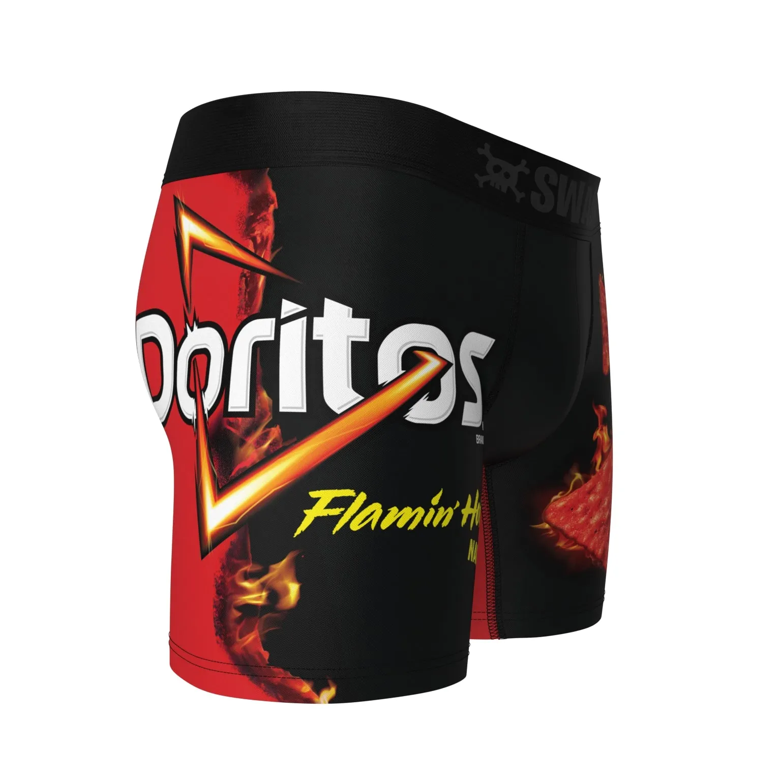 Sure, here is an optimized version of the product title:

SWAG Snack Aisle BOXers: Flaming Hot Nacho Doritos in a Convenient Bag - Spicy, Crunchy, Bold Flavor
