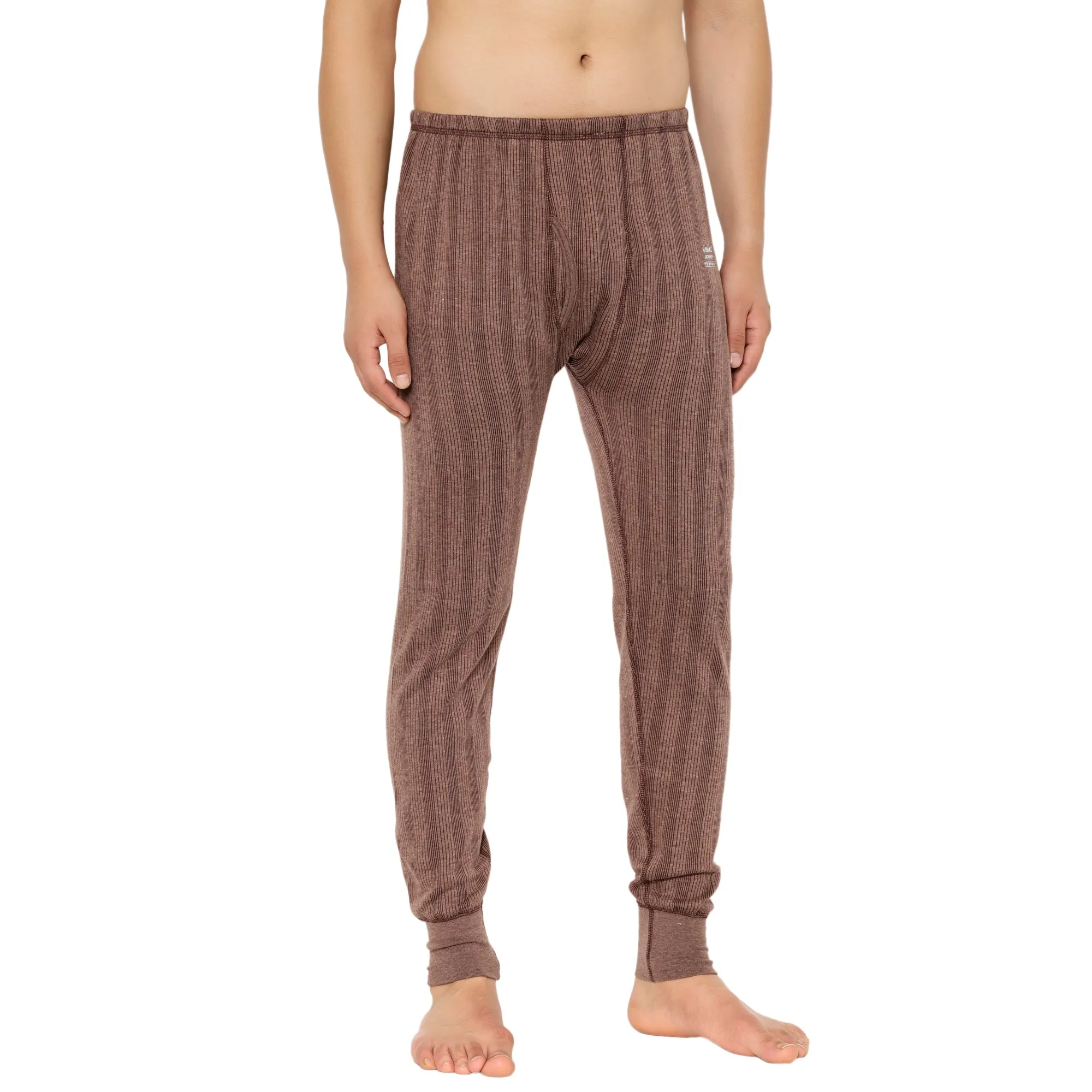 Vimal Jonney Brown Thermal Bottom For Men's