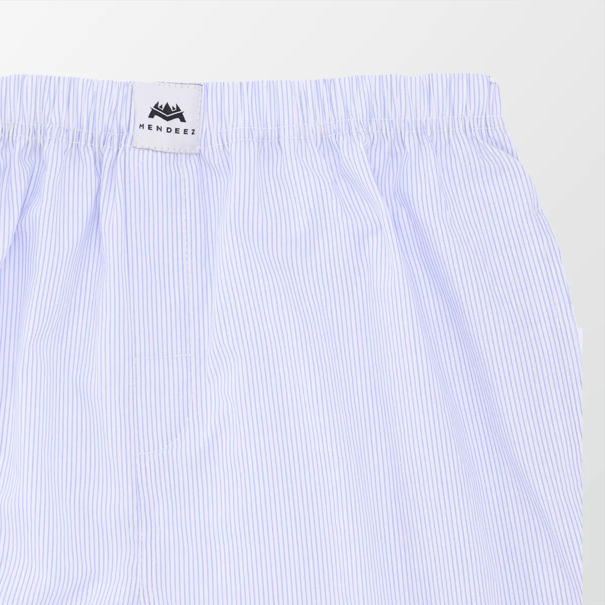 Woven Pajama Pants – White and Blue